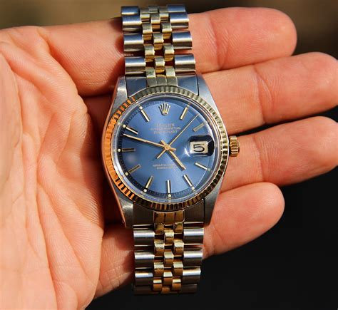 blue two tone rolex|rolex two tone datejust 36mm.